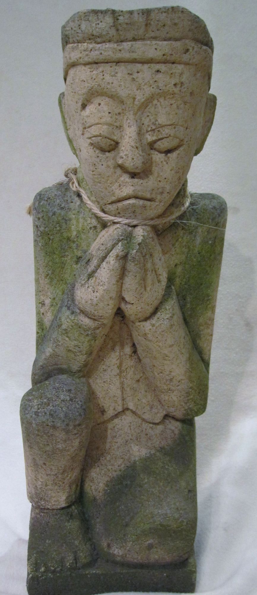 48092-B12 Carved stone kneeling figure.JPG